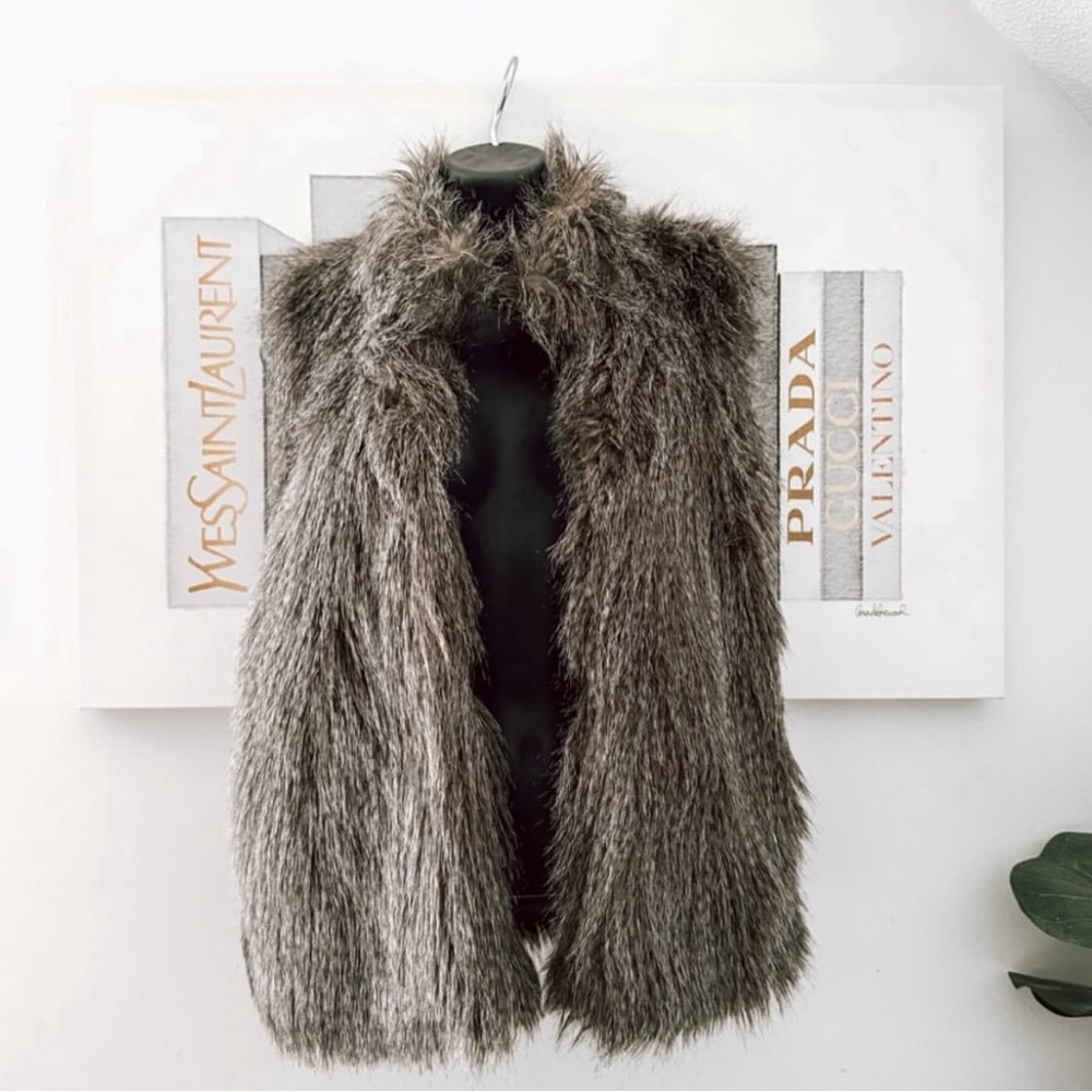Cavalini Faux Fur Wolf Vest